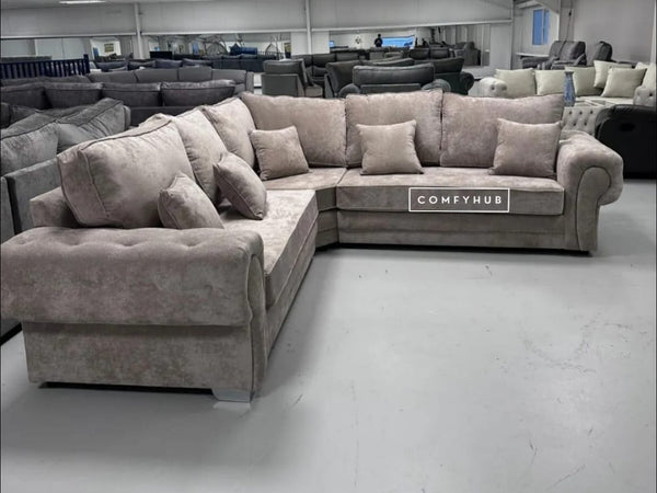 Vegas Corner Sofa - Mink Kensington