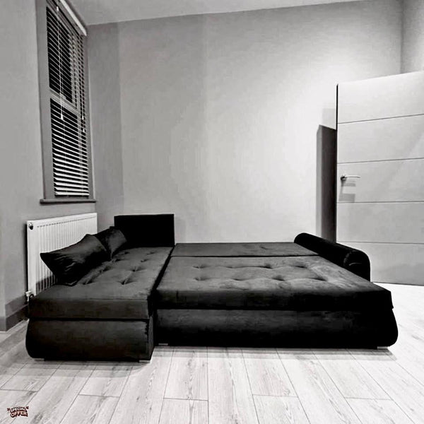 Black sofa bed