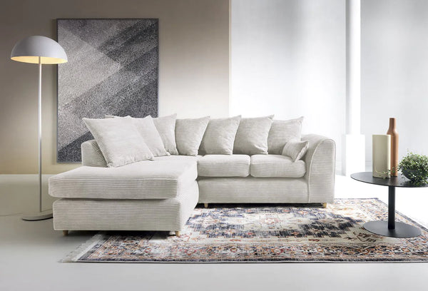 Jumbo Cord Sofa – All Colours, Washable Cushions, 2-Year Warranty